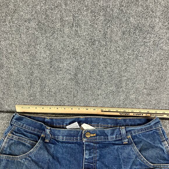 Indura Westex FR Jeans Mens 40x30 Flame Resistant Denim Workwear Carpenter Blue - Picture 5 of 9